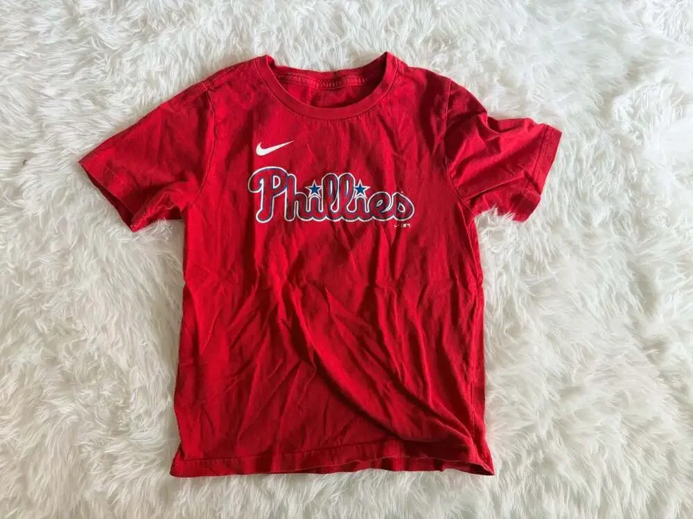 Nike Philadelphia Phillies Bryce Harper #3 MLB Red T-Shirt